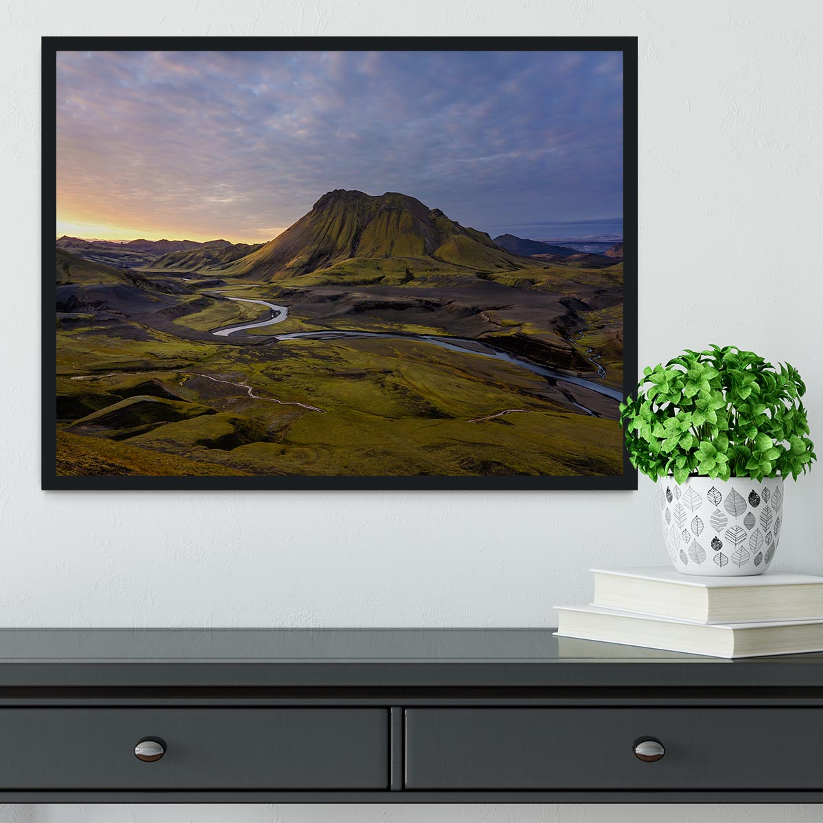 Iceland Highlands Framed Print - Canvas Art Rocks - 2