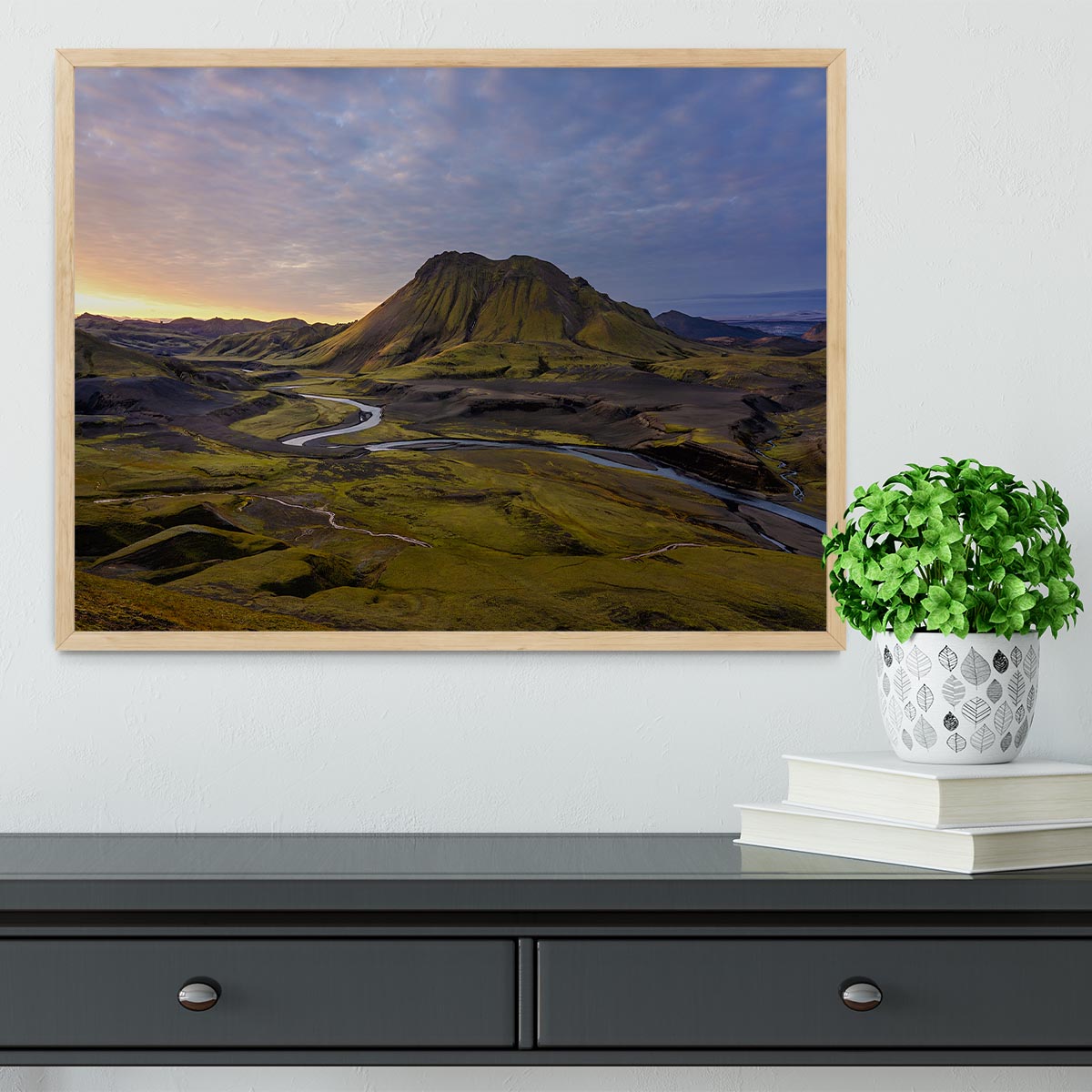 Iceland Highlands Framed Print - Canvas Art Rocks - 4