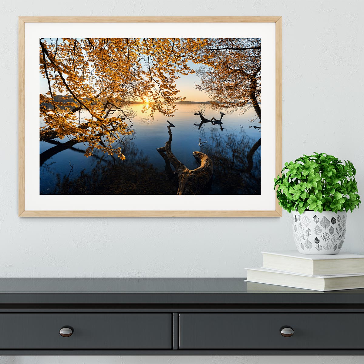 Autumn Morning Framed Print - Canvas Art Rocks - 3