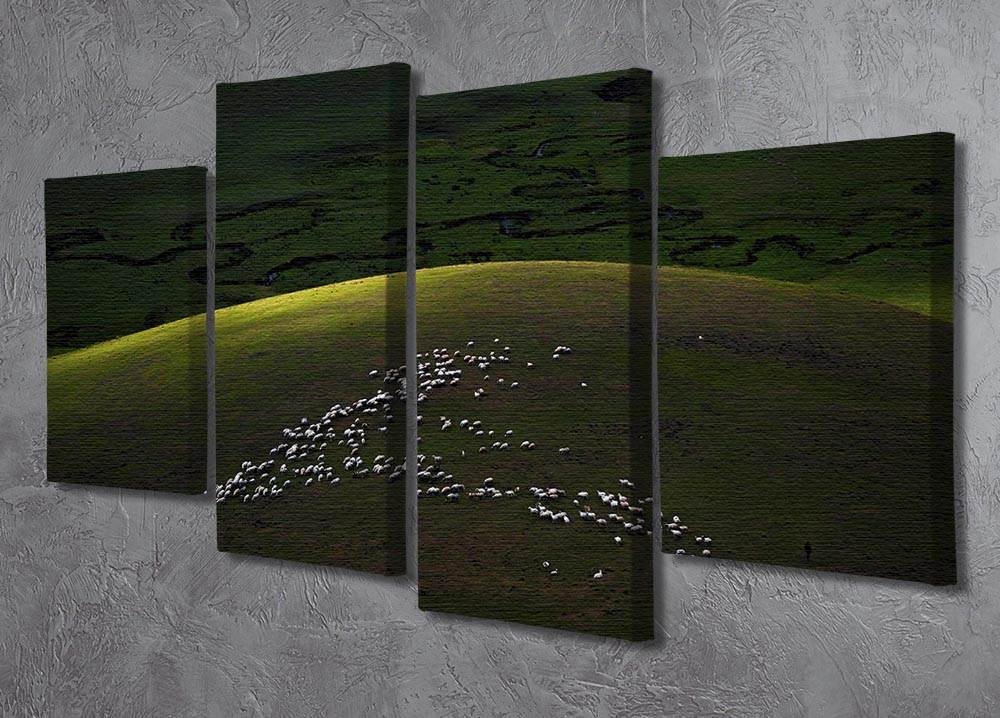 The Perfect Time 4 Split Panel Canvas - Canvas Art Rocks - 2