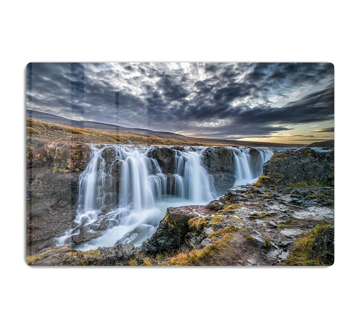 Unknown Falls In Iceland HD Metal Print - Canvas Art Rocks - 1