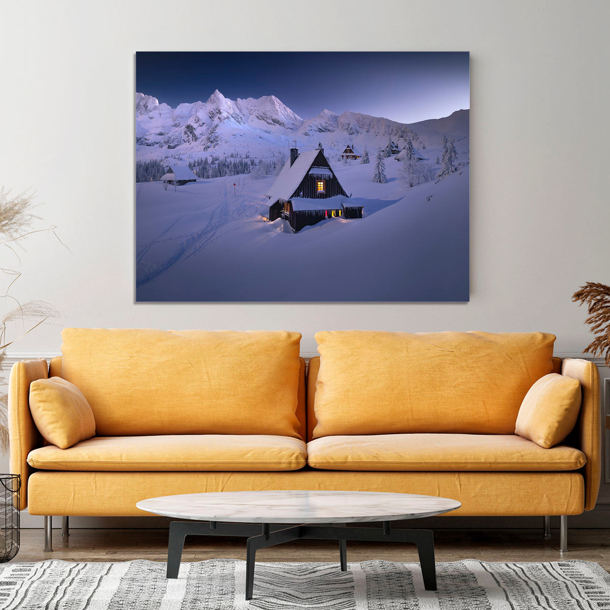 Winter Hut Canvas Print or Poster - Canvas Art Rocks - 4