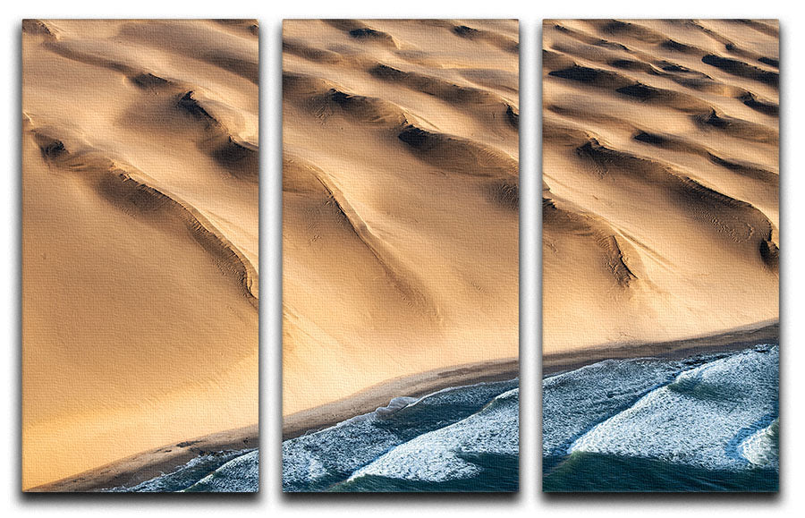 Namib Desert 3 Split Panel Canvas Print - Canvas Art Rocks - 1