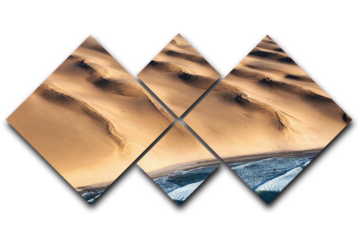 Namib Desert 4 Square Multi Panel Canvas - Canvas Art Rocks - 1