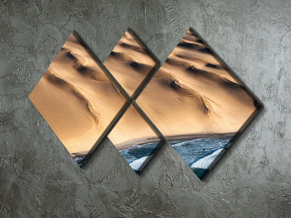 Namib Desert 4 Square Multi Panel Canvas - Canvas Art Rocks - 2