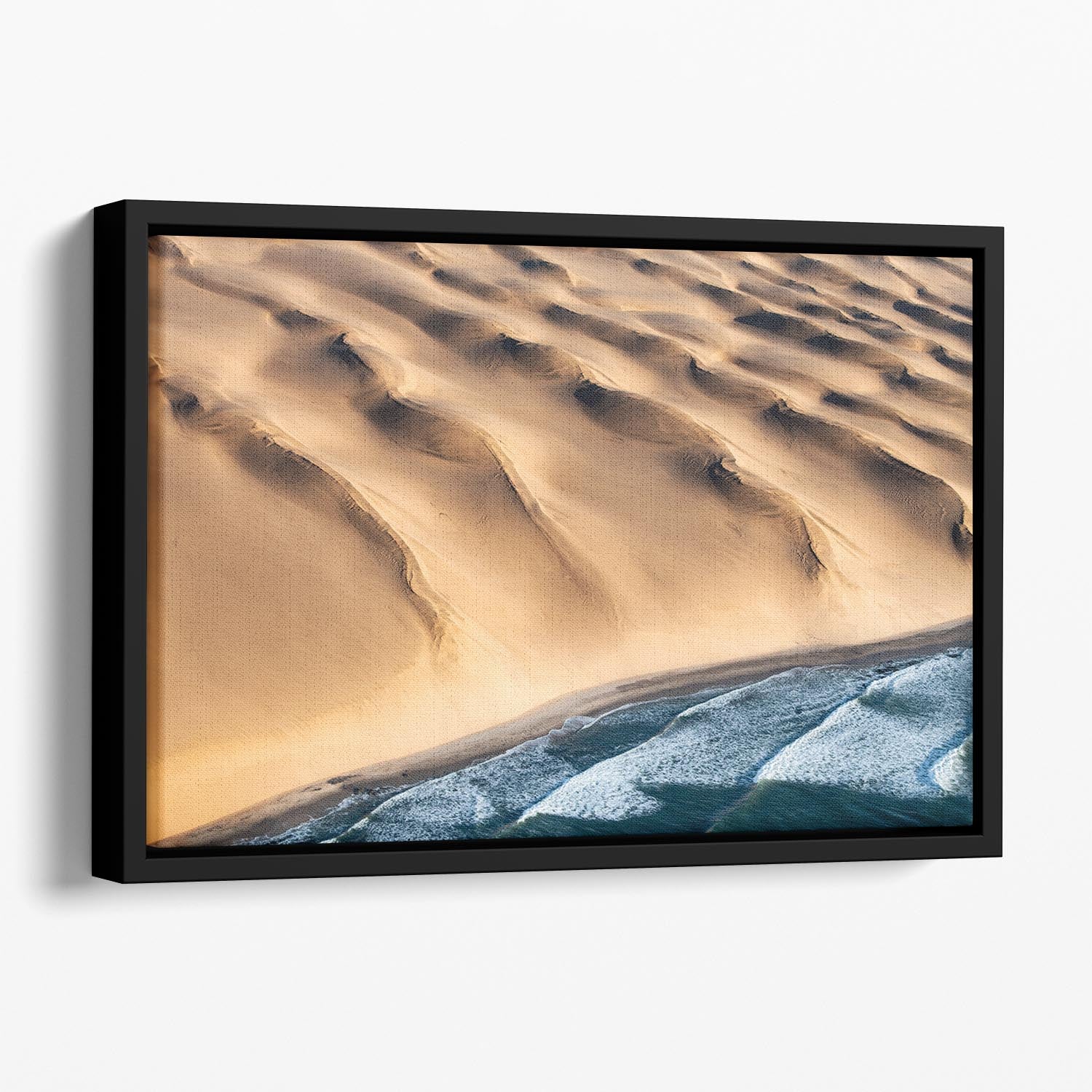 Namib Desert Floating Framed Canvas - Canvas Art Rocks - 1