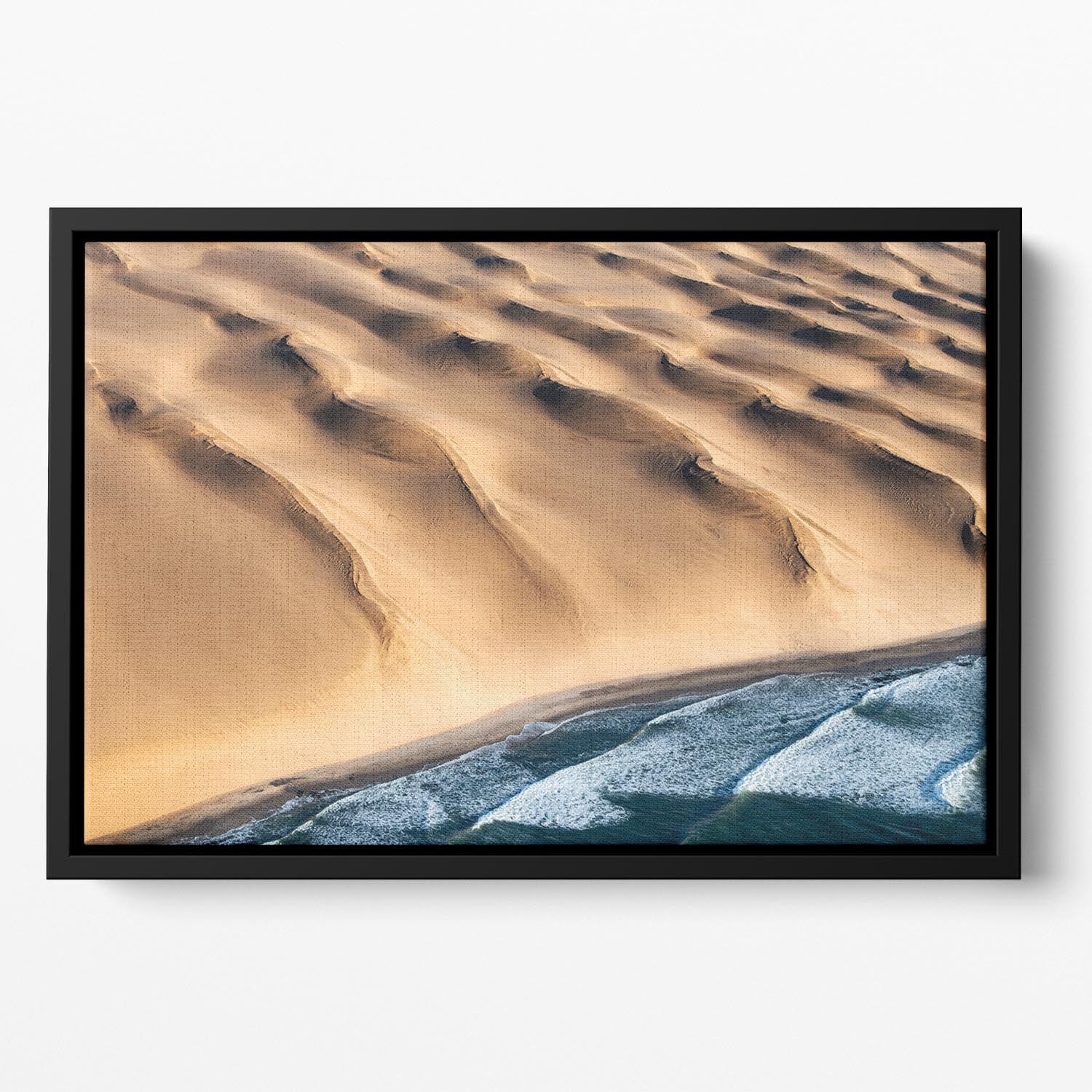 Namib Desert Floating Framed Canvas - Canvas Art Rocks - 2