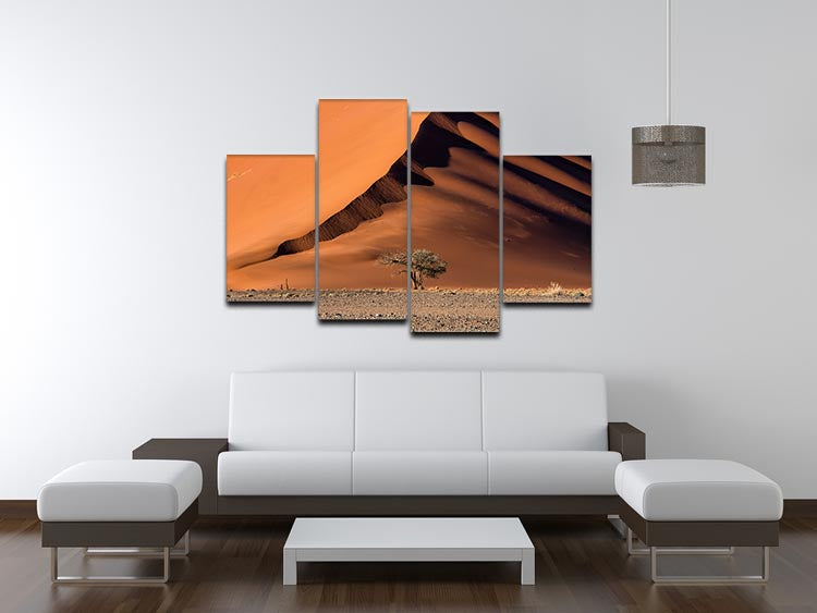 The Dune And The Tree 4 Split Panel Canvas - Canvas Art Rocks - 3
