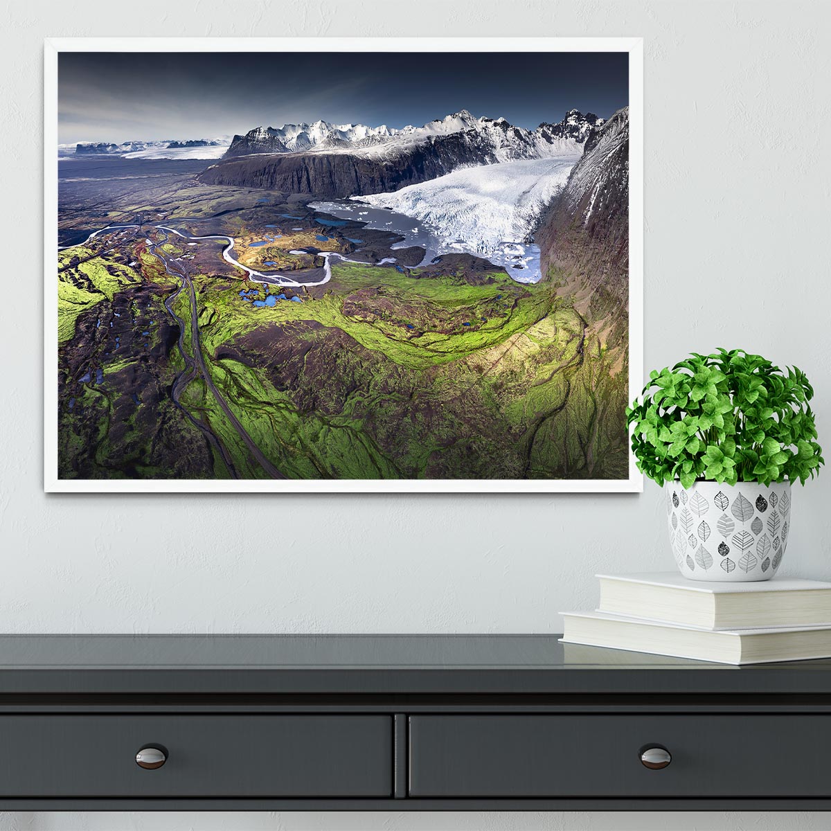 Skaftafell Framed Print - Canvas Art Rocks -6