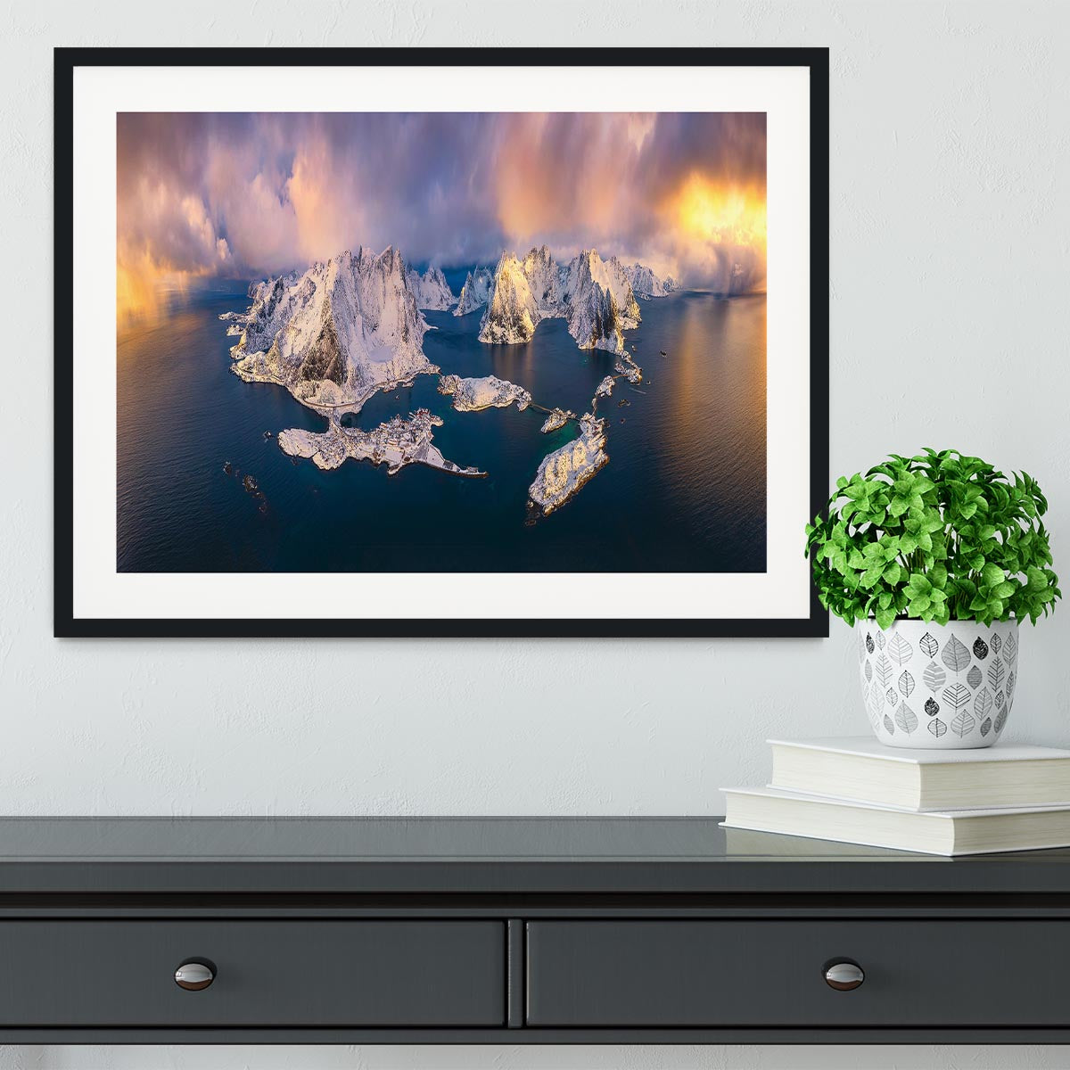 Good Morning, Lofoten Framed Print - Canvas Art Rocks - 1