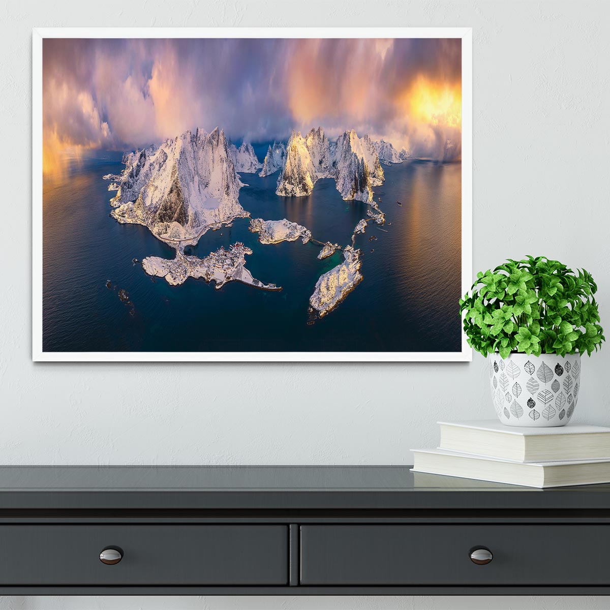 Good Morning, Lofoten Framed Print - Canvas Art Rocks -6