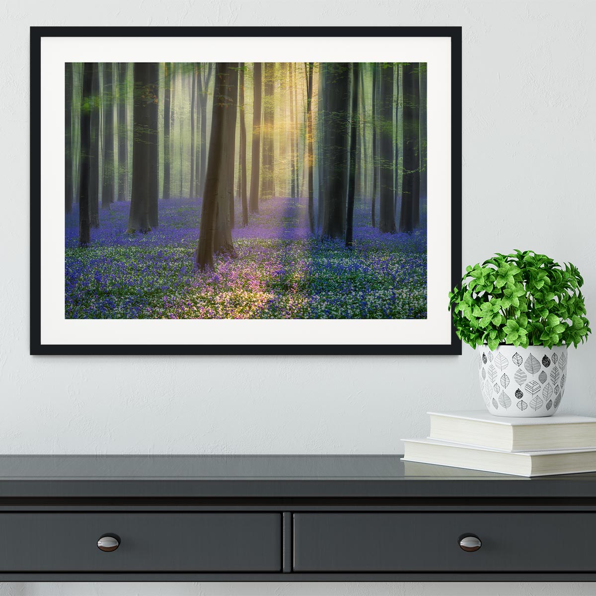 Daydreaming Of Bluebells Framed Print - Canvas Art Rocks - 1