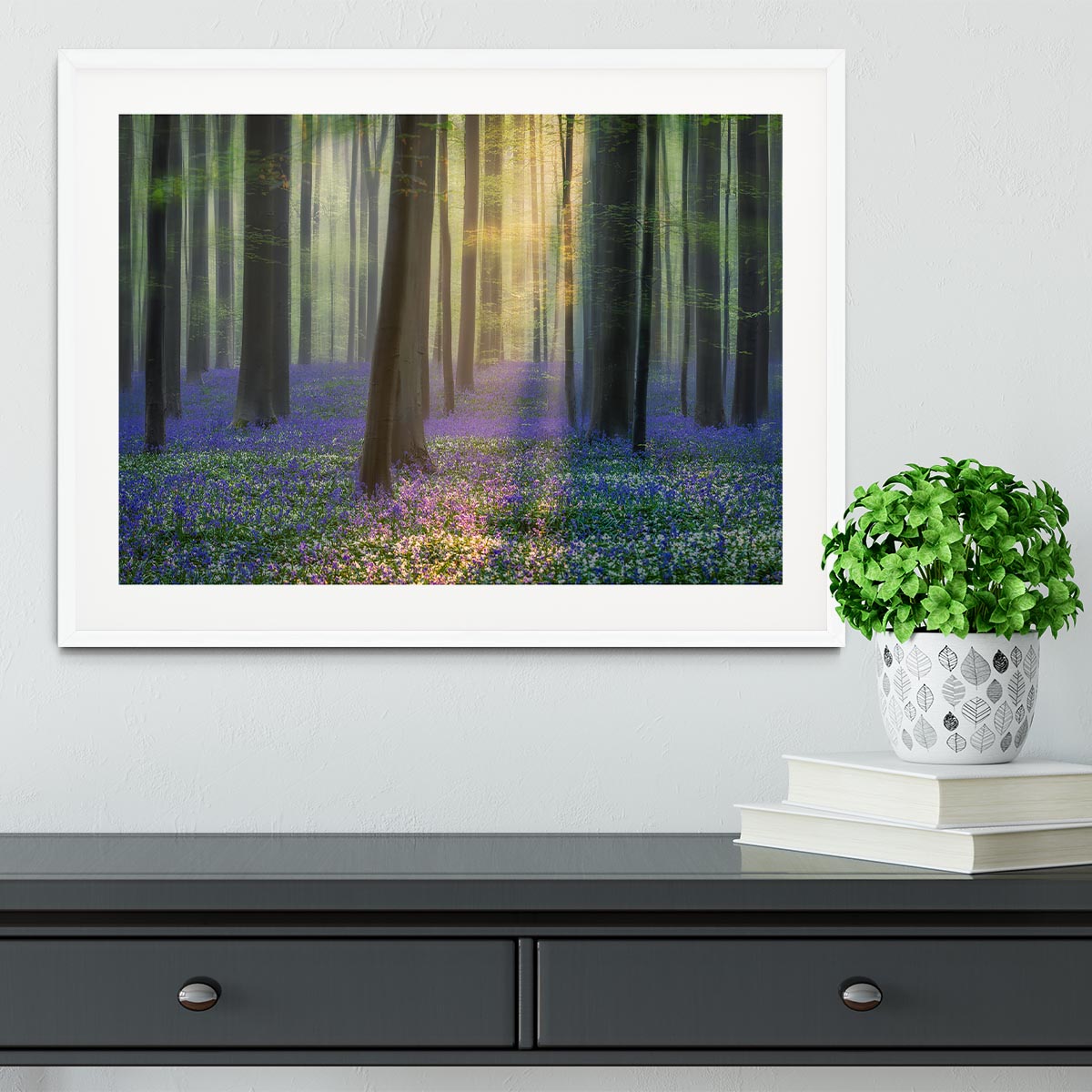 Daydreaming Of Bluebells Framed Print - Canvas Art Rocks - 5