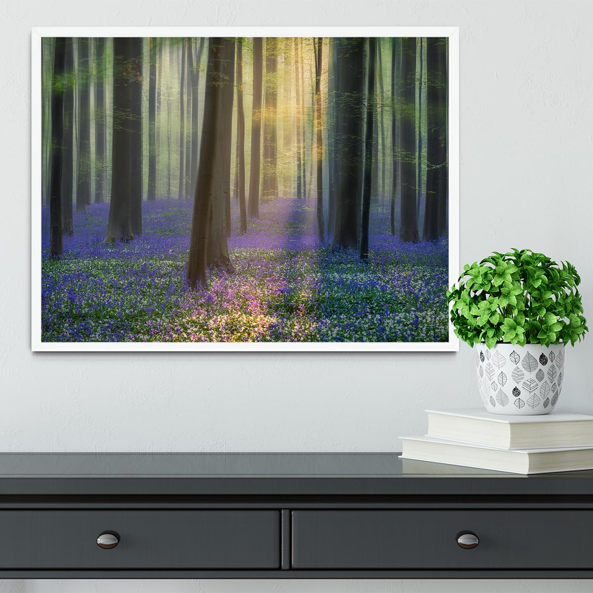 Daydreaming Of Bluebells Framed Print - Canvas Art Rocks -6