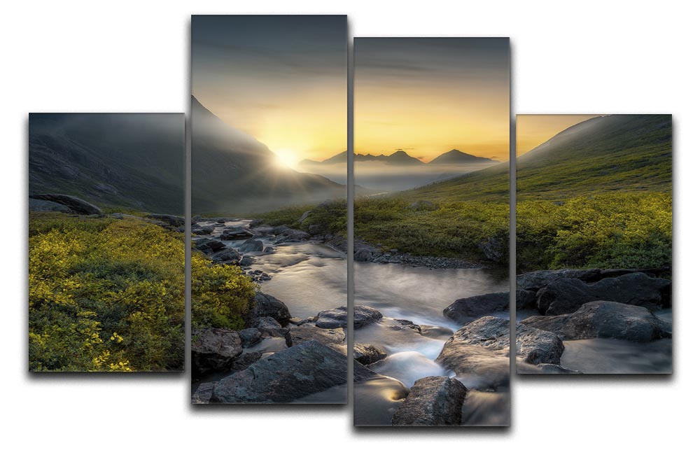 Dreaming 4 Split Panel Canvas - Canvas Art Rocks - 1