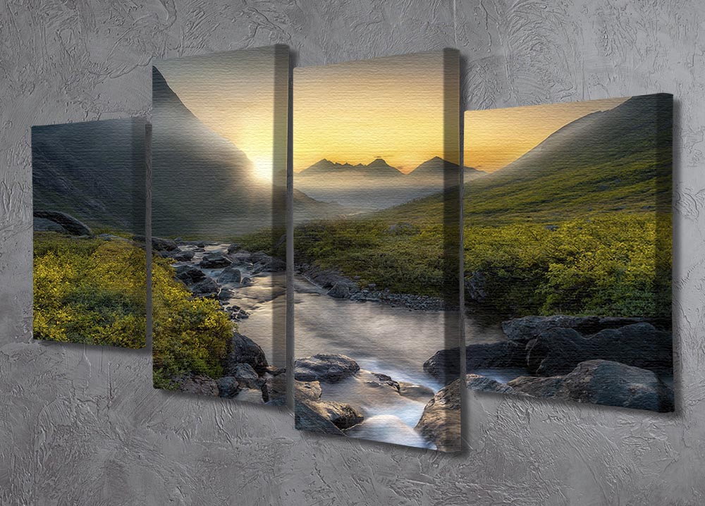 Dreaming 4 Split Panel Canvas - Canvas Art Rocks - 2