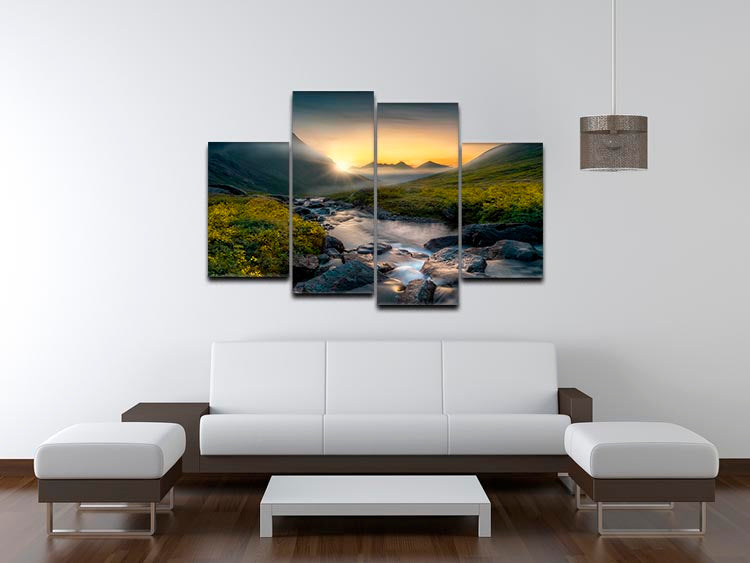 Dreaming 4 Split Panel Canvas - Canvas Art Rocks - 3