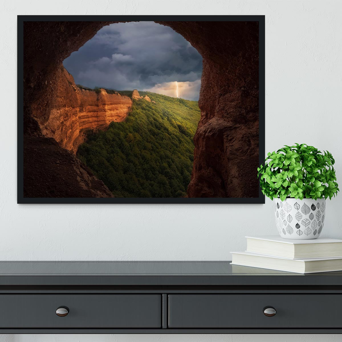 Las Macdulas El Bierzo Framed Print - Canvas Art Rocks - 2