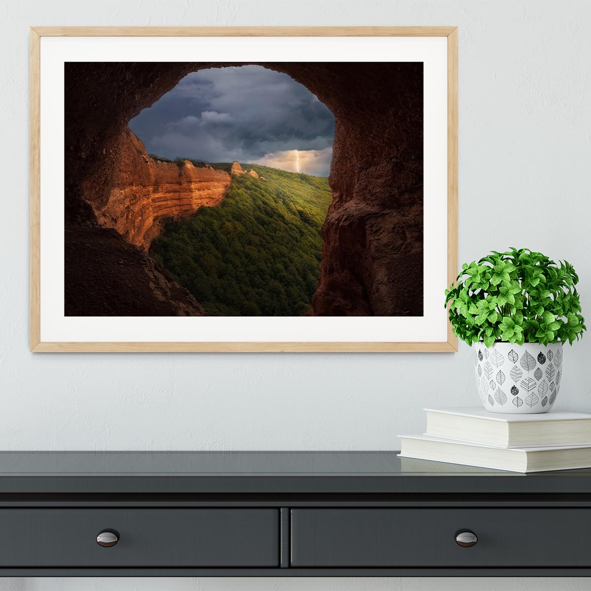 Las Macdulas El Bierzo Framed Print - Canvas Art Rocks - 3