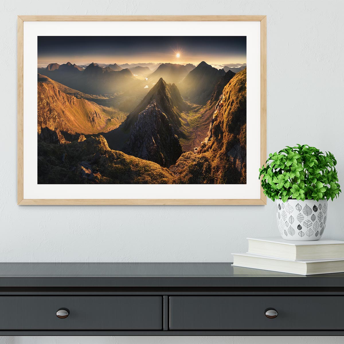 Mullach En Rathein Framed Print - Canvas Art Rocks - 3