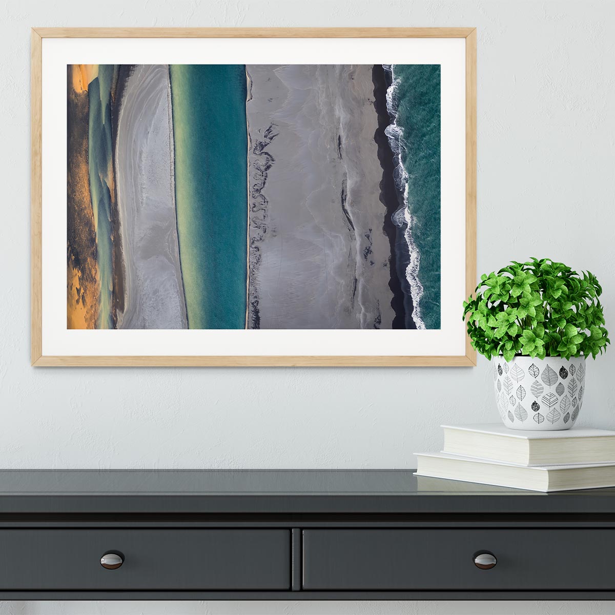 Icelandic Coastline Framed Print - Canvas Art Rocks - 3