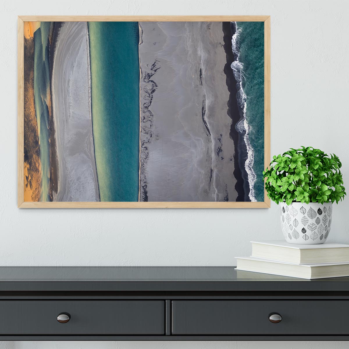 Icelandic Coastline Framed Print - Canvas Art Rocks - 4