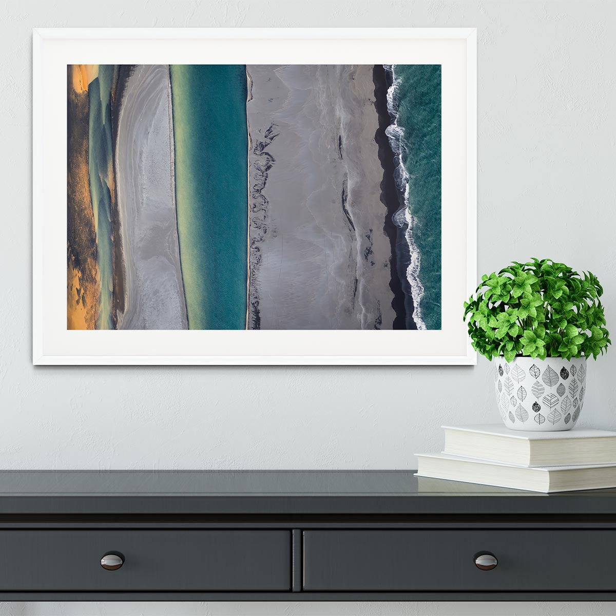 Icelandic Coastline Framed Print - Canvas Art Rocks - 5