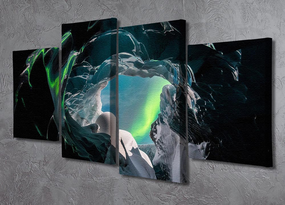 Wonders Of Iceland 4 Split Panel Canvas - Canvas Art Rocks - 2