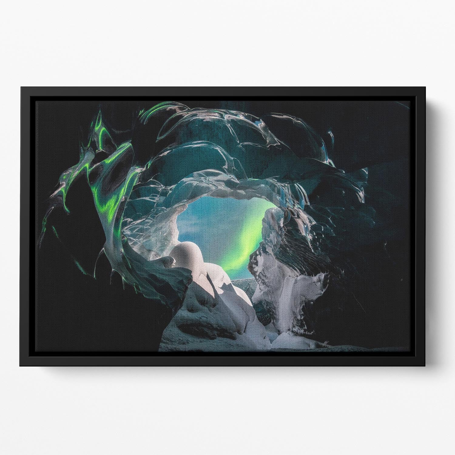 Wonders Of Iceland Floating Framed Canvas - Canvas Art Rocks - 2