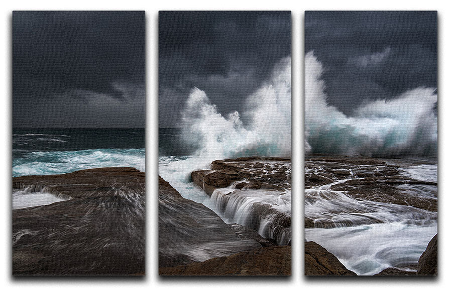 The Might 3 Split Panel Canvas Print - Canvas Art Rocks - 1