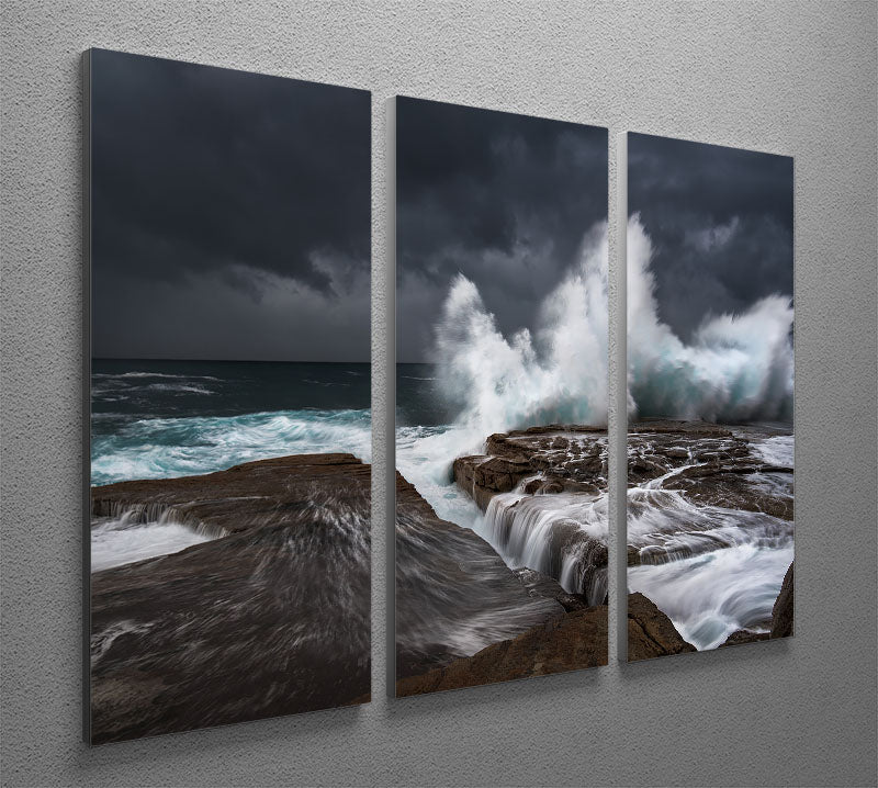 The Might 3 Split Panel Canvas Print - Canvas Art Rocks - 2