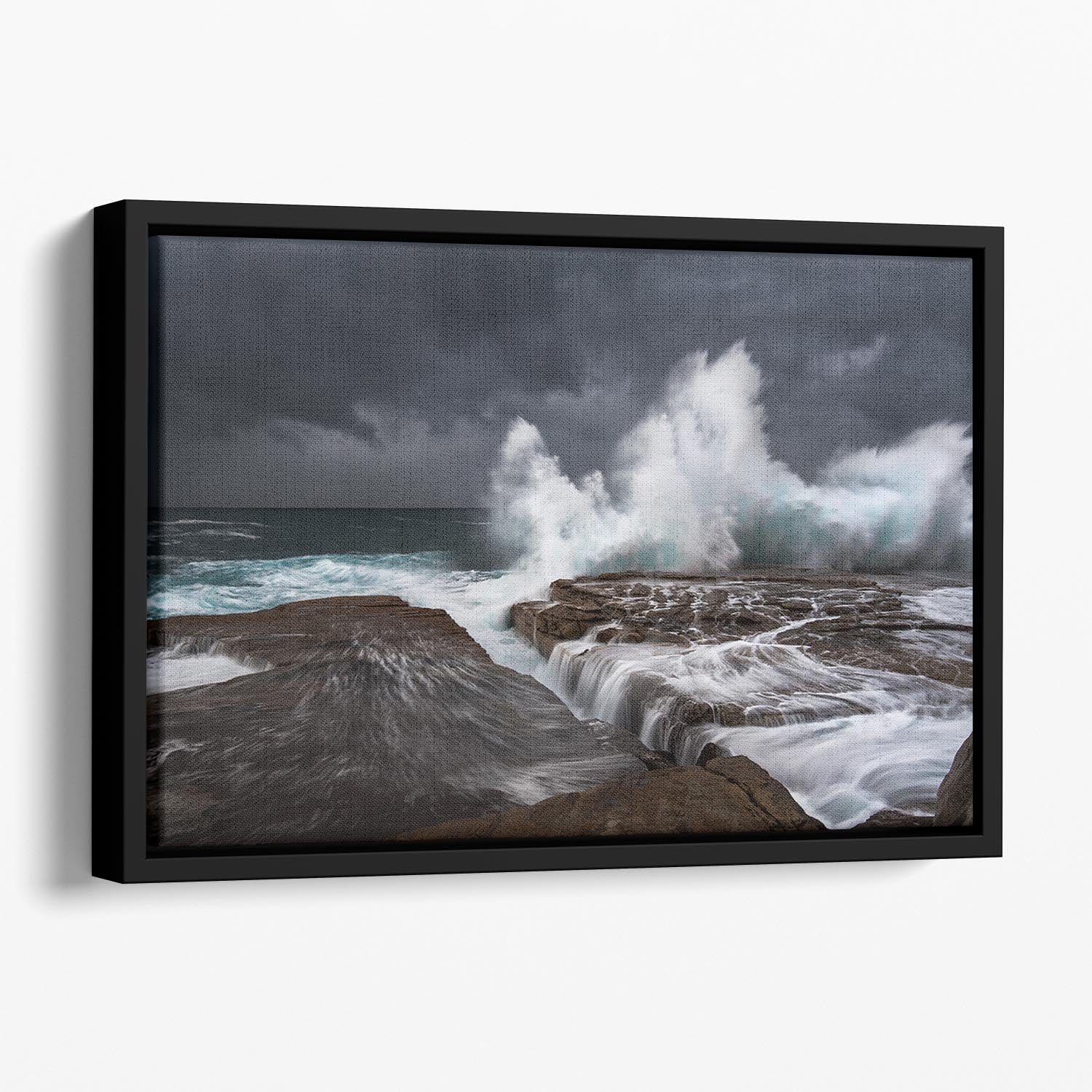 The Might Floating Framed Canvas - Canvas Art Rocks - 1