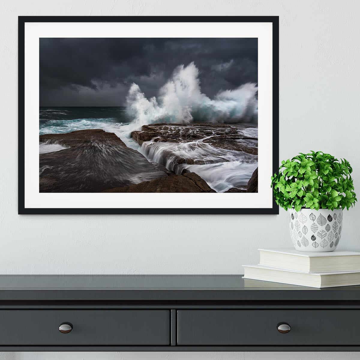 The Might Framed Print - Canvas Art Rocks - 1