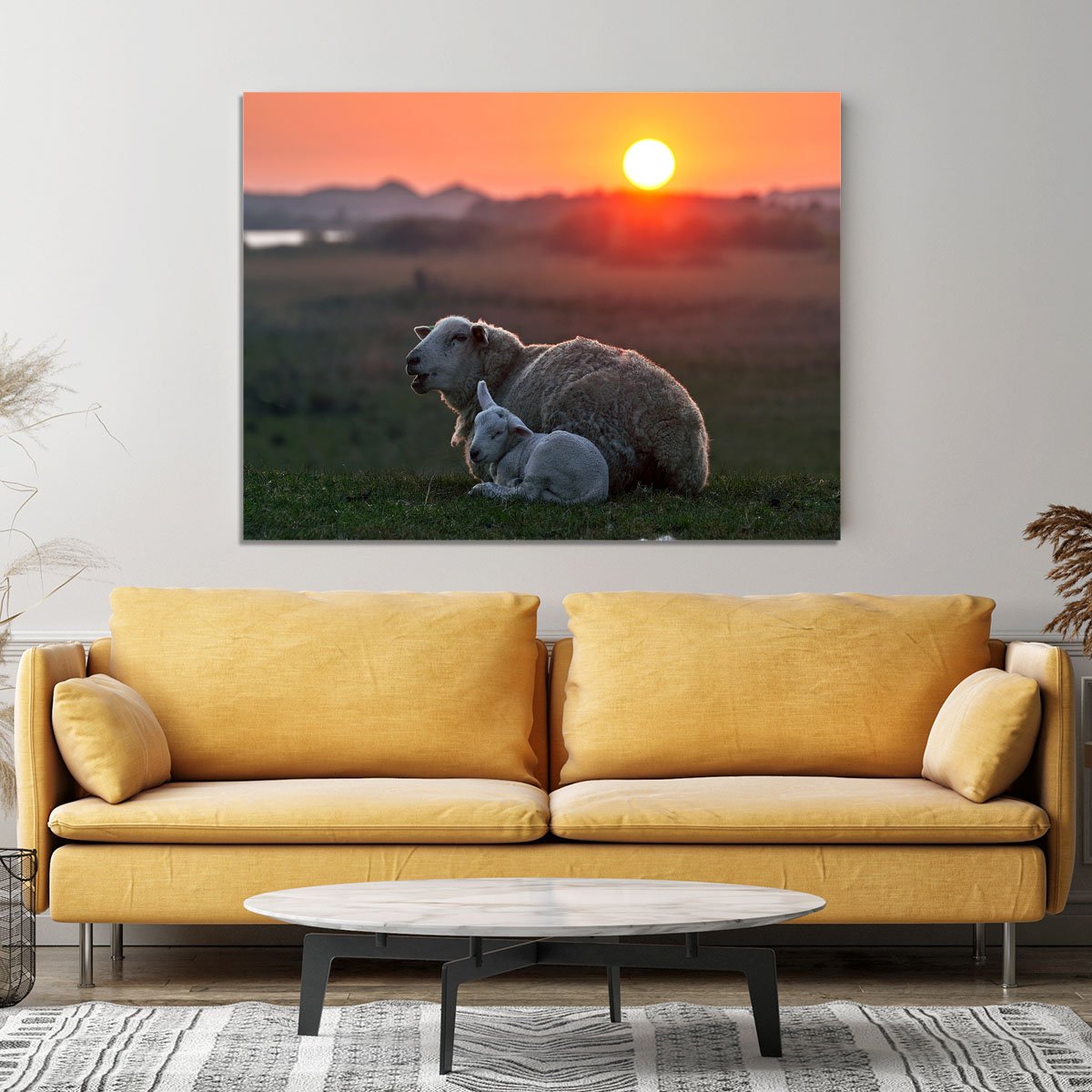 Sleep well Sheep Canvas Print or Poster - Canvas Art Rocks - 4