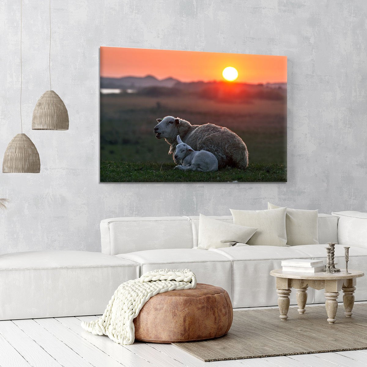 Sleep well Sheep Canvas Print or Poster - Canvas Art Rocks - 6
