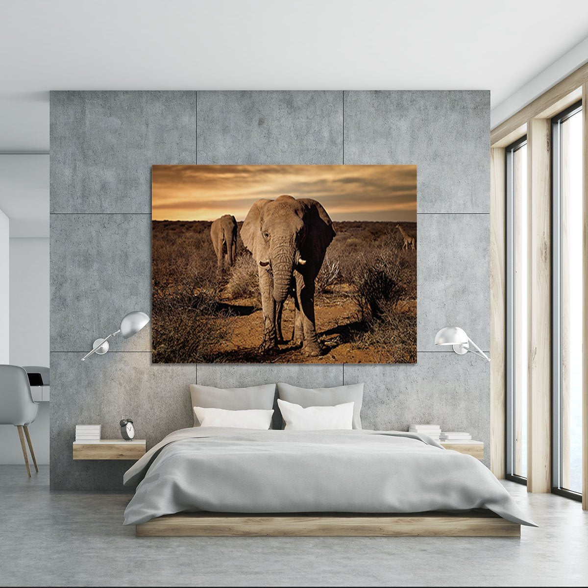 Elephant Posing Canvas Print or Poster - Canvas Art Rocks - 5