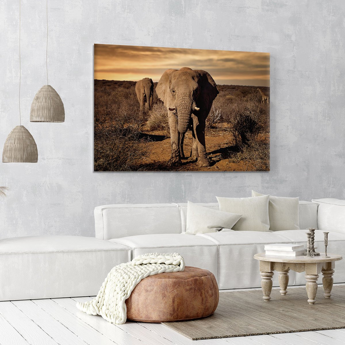 Elephant Posing Canvas Print or Poster - Canvas Art Rocks - 6