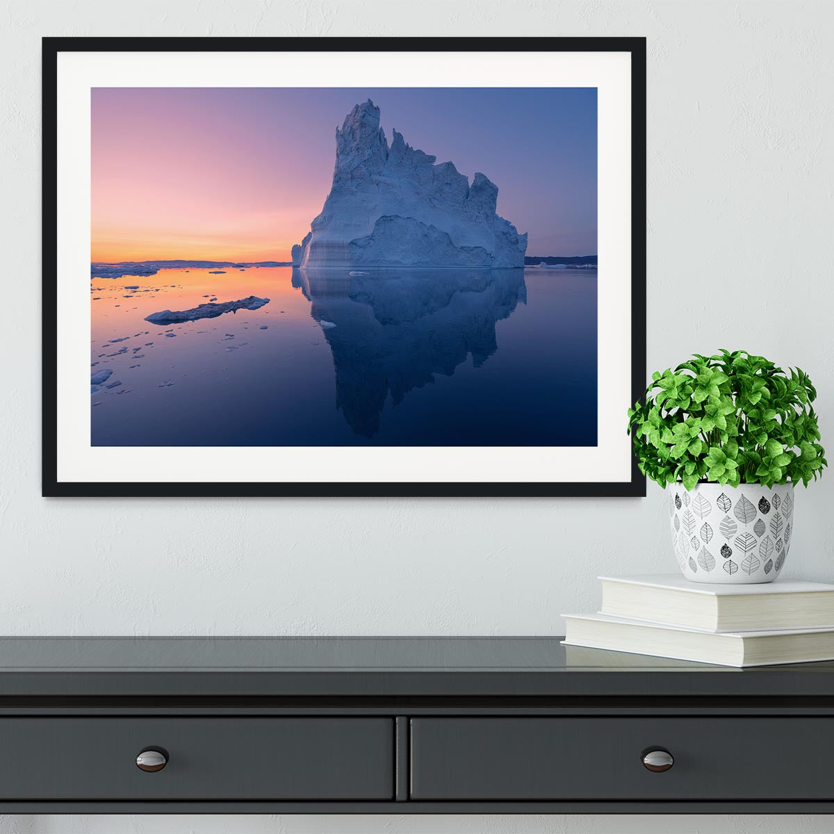 Disko Bay I Framed Print - Canvas Art Rocks - 1