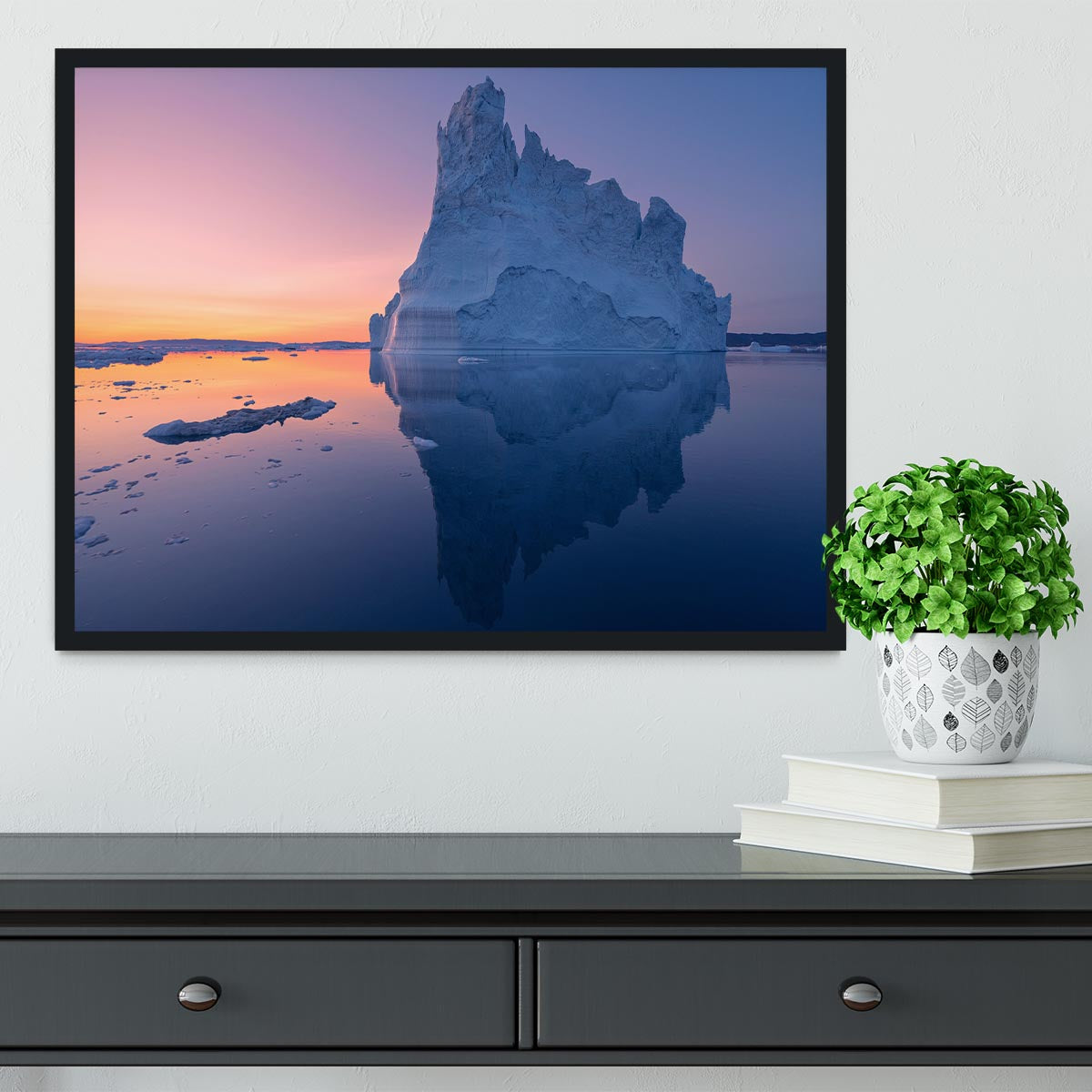 Disko Bay I Framed Print - Canvas Art Rocks - 2