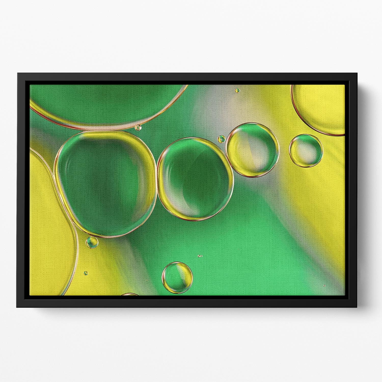 Oil And Water 2 Floating Framed Canvas - Canvas Art Rocks - 2