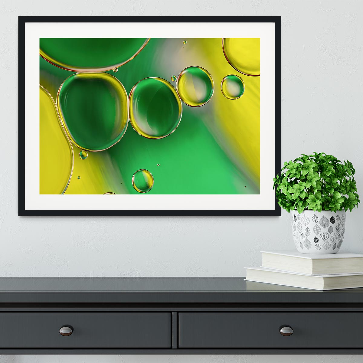 Oil And Water 2 Framed Print - Canvas Art Rocks - 1