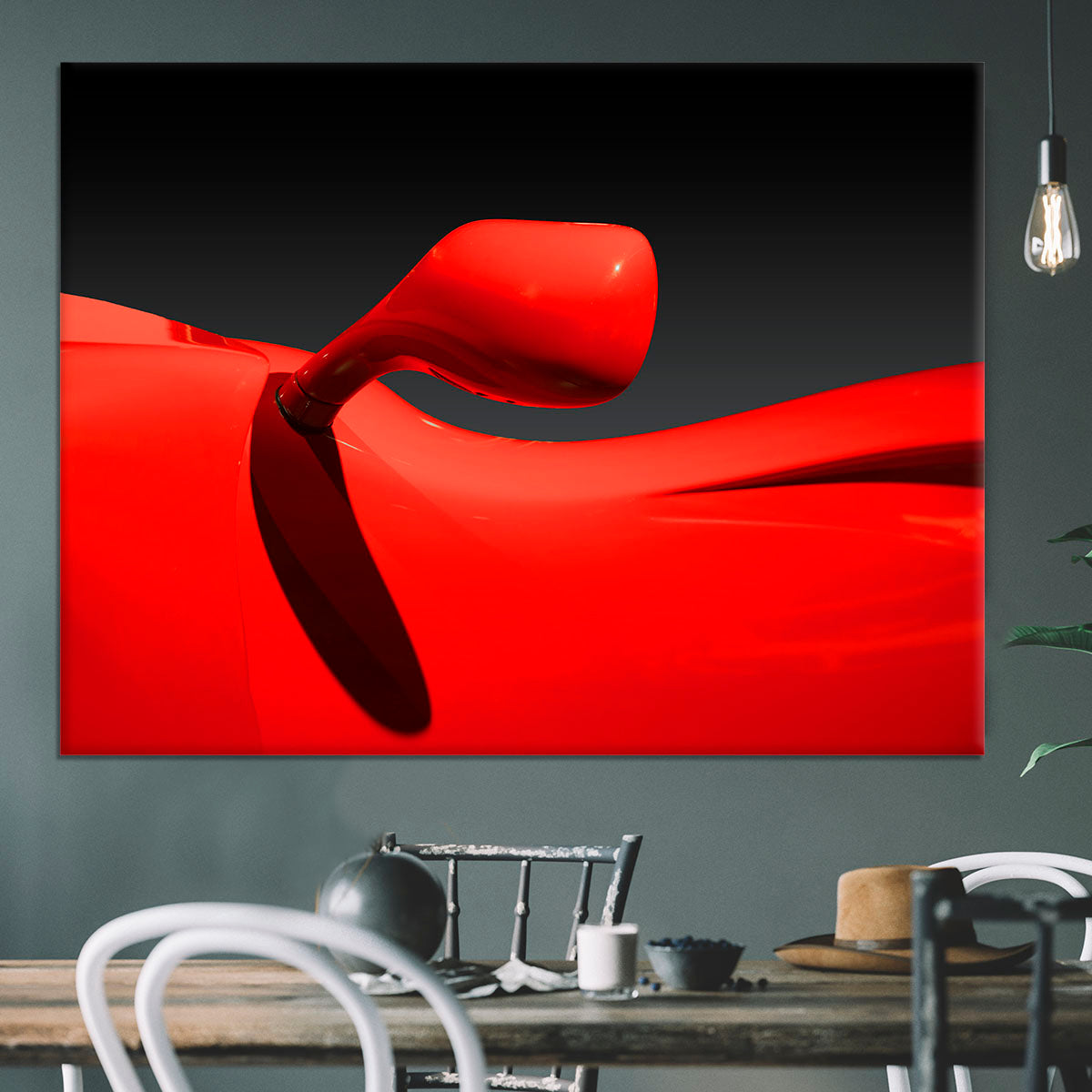 Red Car Canvas Print or Poster - Canvas Art Rocks - 3