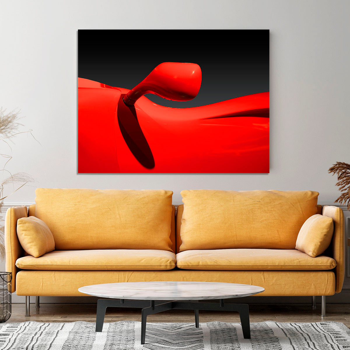 Red Car Canvas Print or Poster - Canvas Art Rocks - 4