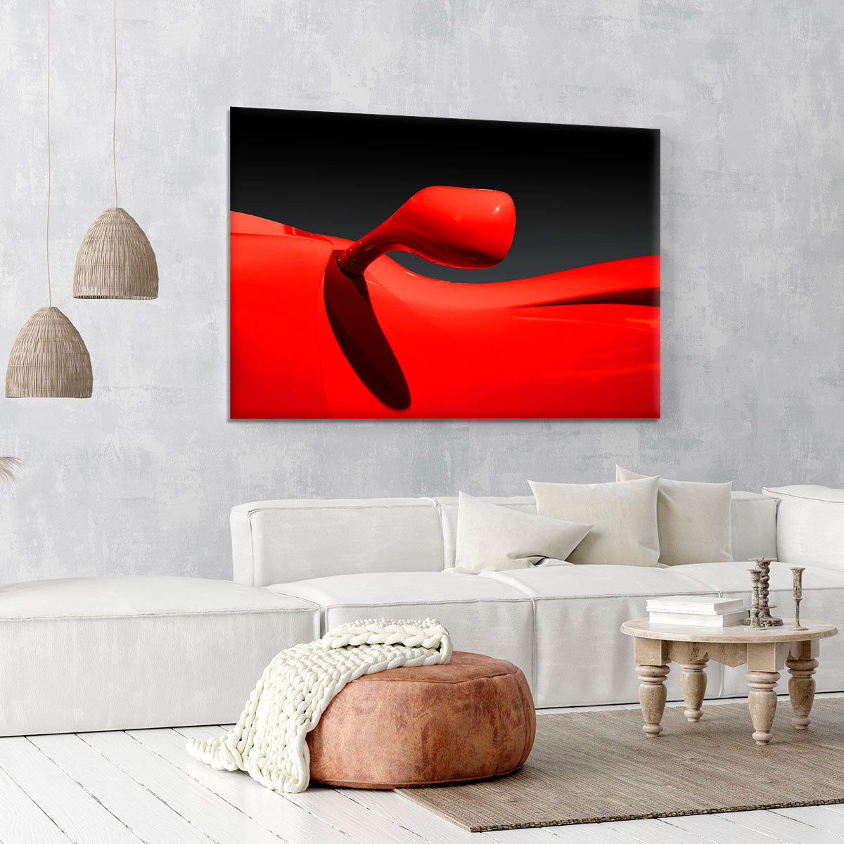 Red Car Canvas Print or Poster - Canvas Art Rocks - 6