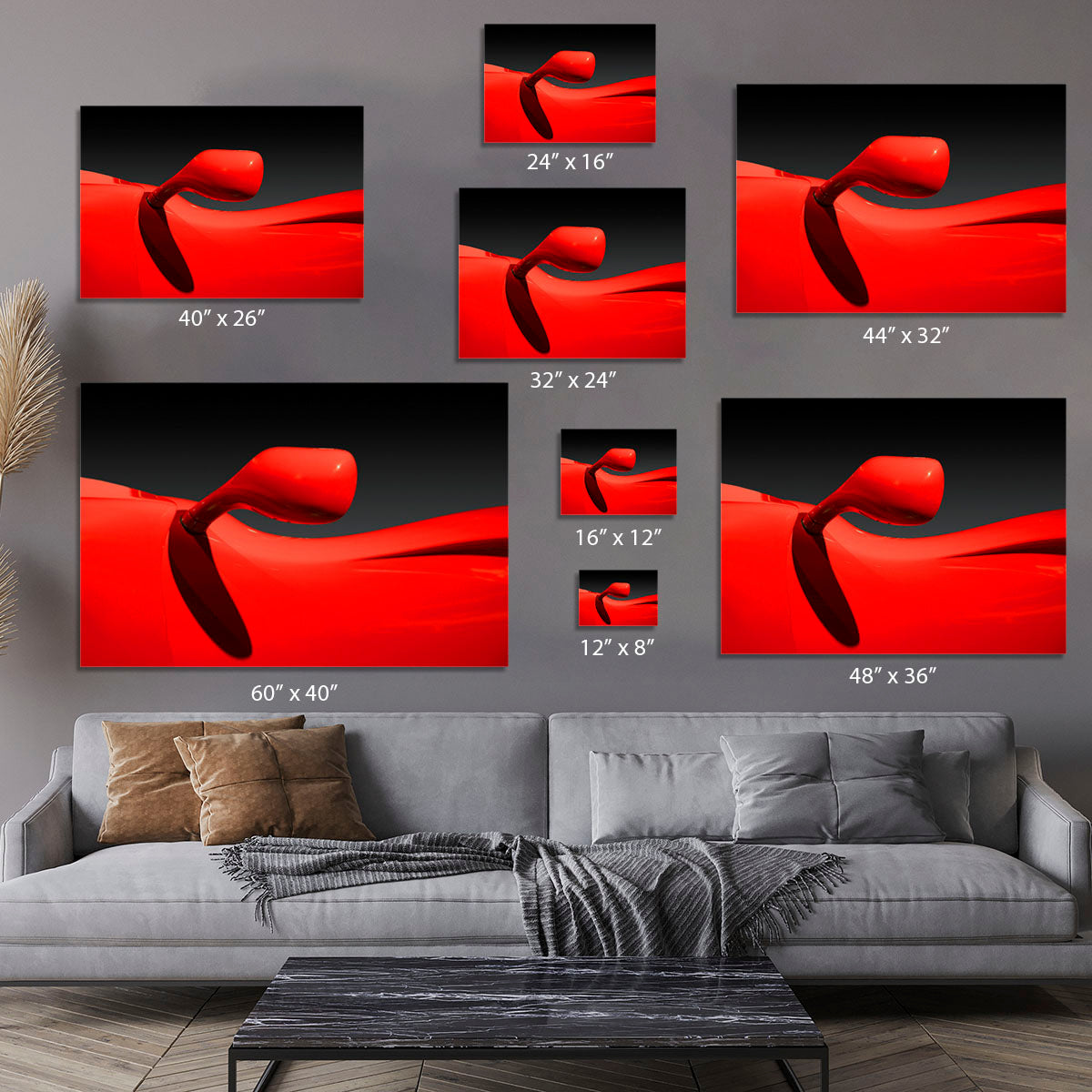 Red Car Canvas Print or Poster - Canvas Art Rocks - 7