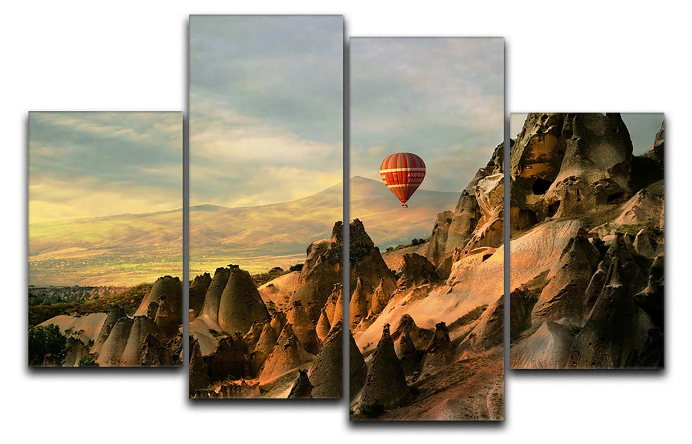 Cappadocia 4 Split Panel Canvas - Canvas Art Rocks - 1