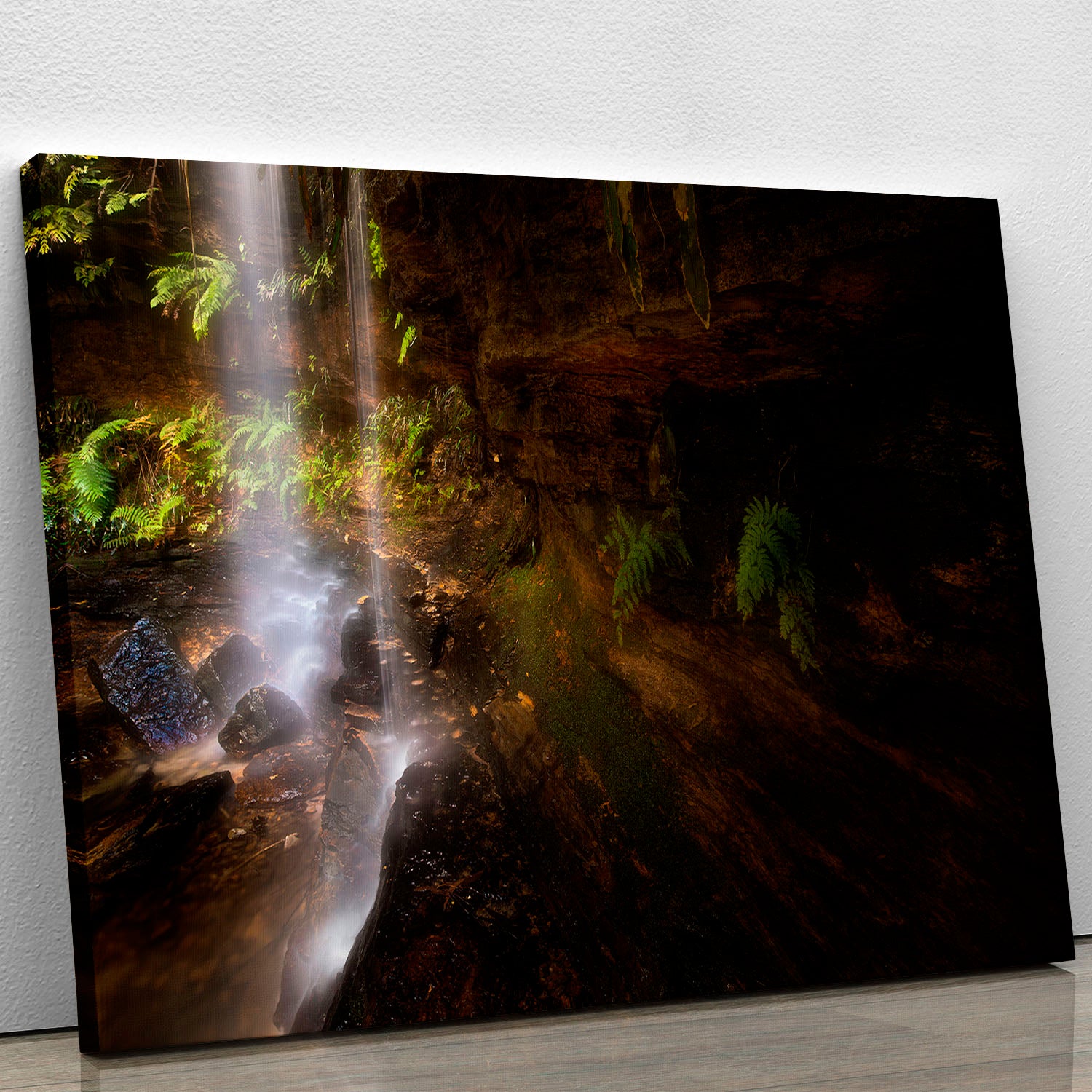 Hidden Waterfalls 2 Canvas Print or Poster - Canvas Art Rocks - 1