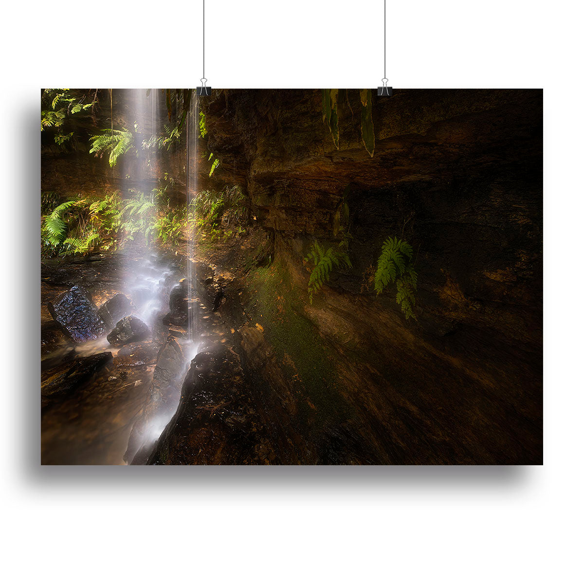 Hidden Waterfalls 2 Canvas Print or Poster - Canvas Art Rocks - 2