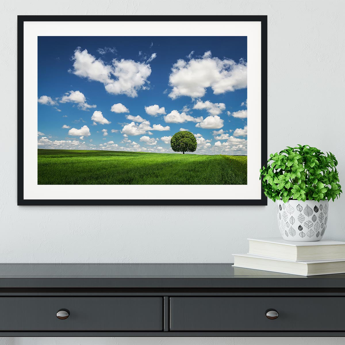 Lonely Tree Framed Print - Canvas Art Rocks - 1