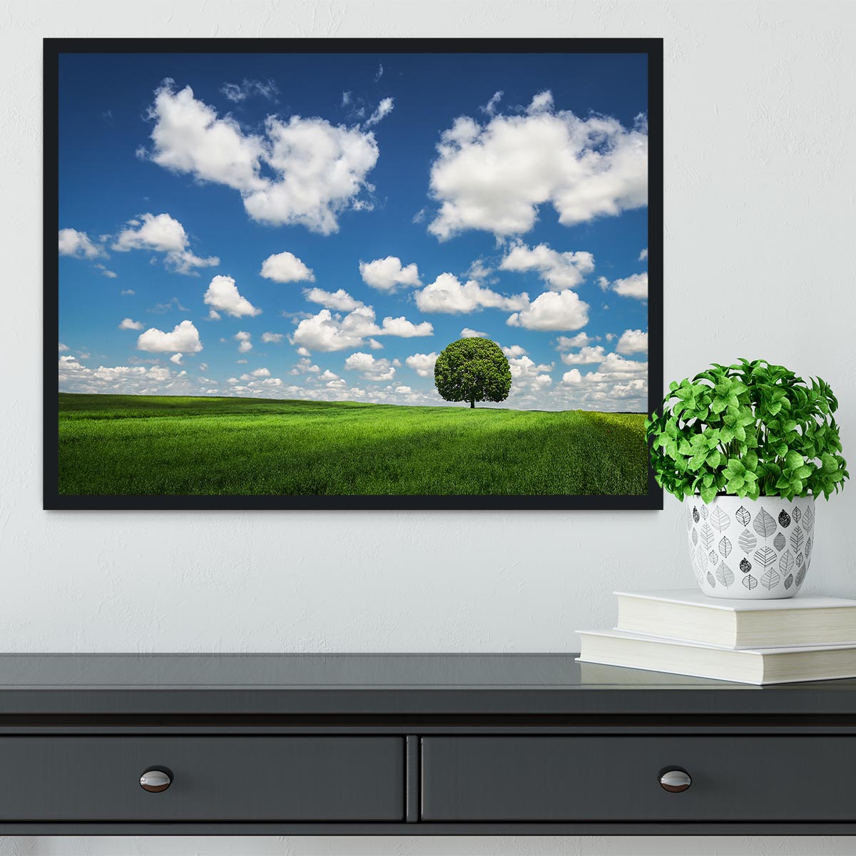 Lonely Tree Framed Print - Canvas Art Rocks - 2